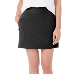 Members Mark Black A-Line Mini Skorts Size Large